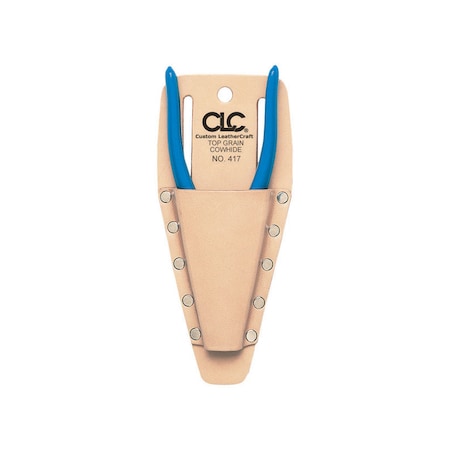 Custom Leathercraft 1 pocket Leather Plier and Tool Holder 3.8 in. L X 8.3 in. H Tan 417
